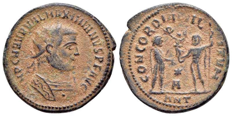 Maximianus (286-305). Æ Antoninianus (20mm, 3.30g, 11h), Antioch. IMP C M AVR VA...