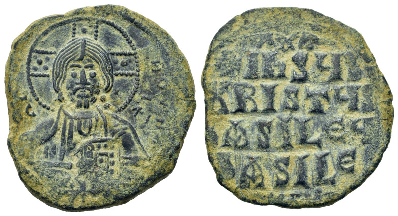 Anonymous, Class A3. Time of Constantine VIII and Basil II . c. 1025-1030. Æ Fol...
