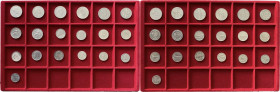 Vittorio Emanuele III (1900-1943). Lotto di diciannove (19) monete: buono da 2 lire 1923, 1924, 1925, 1926, 1927; buono da 1 lira 1922, 1924, 1928; 50...