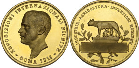 Vittorio Emanuele III (1869-1943). Medaglia 1911 in occasione delle Esposizioni Internazionali Riunite. D/ ESPOSIZIONI INTERNAZIONALI RIUNITE- ROMA 19...