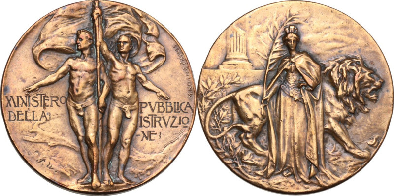 Medaglia realizzata nella prima metà del XX sec. per il Ministero della Pubblica...