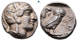 Attica. Athens circa 454-404 BC. Tetradrachm AR