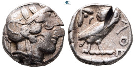 Attica. Athens circa 454-404 BC. Tetradrachm AR
