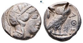 Attica. Athens circa 454-404 BC. Tetradrachm AR