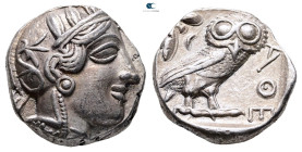Attica. Athens circa 454-404 BC. Tetradrachm AR