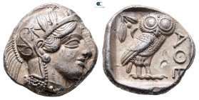 Attica. Athens circa 454-404 BC. Tetradrachm AR