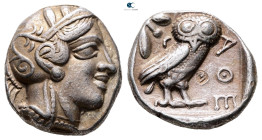 Attica. Athens circa 454-404 BC. Tetradrachm AR