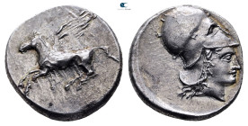 Corinthia. Corinth circa 375-300 BC. Stater AR