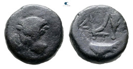 Cimmerian Bosporos. Pantikapaion circa 200-100 BC. Bronze Æ