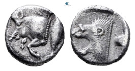Mysia. Kyzikos circa 525-475 BC. Diobol AR
