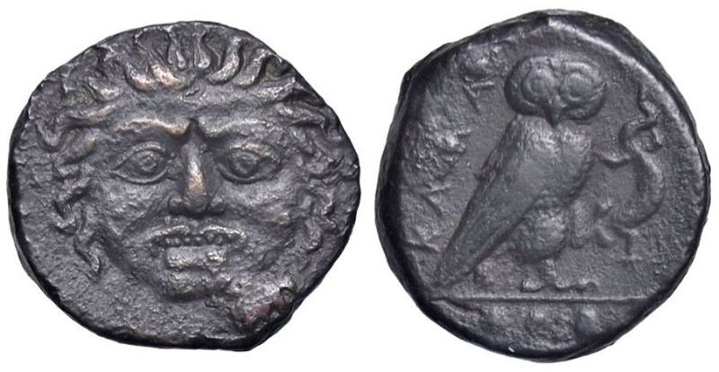 GRECHE - SICILIA - Camarina - Oncia Mont. 4015 (AE g. 3,05) Ex asta Montenegro 2...