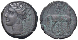 GRECHE - SICILIA - Siculo-Puniche - AE 17 Mont. 5543; S. Cop. 1002 (AE g. 3,11) Ex asta Montenegro 23 lotto 744 (parte del lotto)

Status: BB

Not...