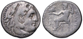 GRECHE - RE DI MACEDONIA - Alessandro III (336-323 a.C.) - Dracma Sear 6731 (tipo) (AG g. 4)

Status: qBB/MB+

Notes: