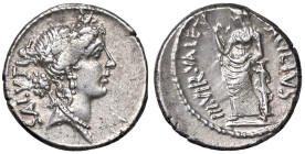 ROMANE REPUBBLICANE - ACILIA - Man. Acilius Glabrio (49 a.C.) - Denario B. 8; Cr. 442/1a (AG g. 3,91)

Status: qSPL

Notes: