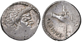 ROMANE REPUBBLICANE - VIBIA - C. Vibius C. f C. n. Pansa Caetronianus (48 a.C.) - Denario B. 22; Cr. 451/1 (AG g. 3,91) Schiacciatura di conio

Stat...
