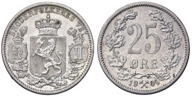 ESTERE - NORVEGIA - Oscar II (1872-1905) - 25 Ore 1904 Kr. 360 AG

Status: SPL

Notes: