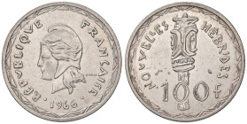 ESTERE - NUOVE EBRIDI - 100 Franchi 1966 Kr. 7 AG Segnetti

Status: SPL

Notes: Segnetti