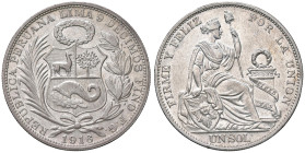 ESTERE - PERU' - Repubblica (1822) - Sol 1916 Kr. 196 AG

Status: qSPL

Notes: