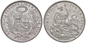 ESTERE - PERU' - Repubblica (1822) - Sol 1925 Kr. 218.2 AG

Status: SPL-FDC

Notes: