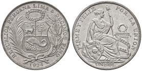 ESTERE - PERU' - Repubblica (1822) - Sol 1934 Kr. 218.2 AG

Status: SPL

Notes: