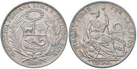 ESTERE - PERU' - Repubblica (1822) - Sol 1934 Kr. 218.2 AG

Status: qSPL/SPL

Notes: