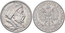 ESTERE - POLONIA - Repubblica (1919-1939) - 10 Zloty 1933 - Vittoria sui turchi di Jan IIII Kr. 23 AG

Status: qSPL

Notes: