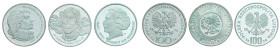 ESTERE - POLONIA - Repubblica - 100 Zloty 1973-975-1976 AG 3 monete

Status: FS

Notes: 3 monete -