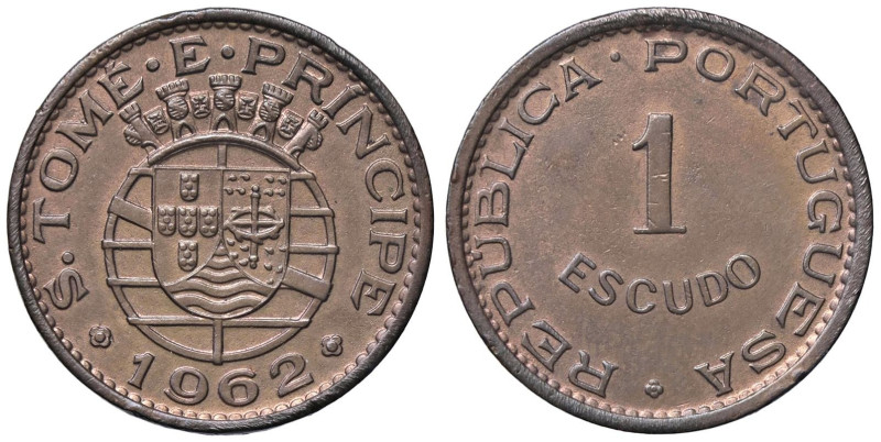 ESTERE - SAN TOME' e PRINCE - Repubblica - Escudo 1962 Kr. 18 CU

Status: qFDC...