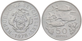 ESTERE - SEYCHELLES - Repubblica - 50 Rupie 1978 Kr. 39 AG

Status: qFDC

Notes: