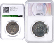 ESTERE - SUD AFRICA - Elisabetta II (1952-1960) - Penny 1953 Kr. 46 CU Sigillata CCG PF64

Status: qFDC/FDC

Notes: Sigillata CCG PF64