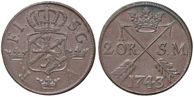 ESTERE - SVEZIA - Federico I (1720-1751) - 2 Ore 1743 CU

Status: qSPL

Notes: