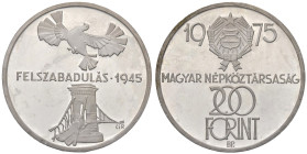 ESTERE - UNGHERIA - Repubblica - 200 Fiorini 1975 - Liberazione Kr. 604 AG

Status: FS

Notes: