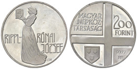 ESTERE - UNGHERIA - Repubblica - 200 Fiorini 1977 AG Qualche segnetto

Status: FS

Notes: Qualche segnetto