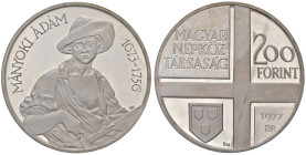 ESTERE - UNGHERIA - Repubblica - 200 Fiorini 1977 - Adam Manyoki Kr. 610 AG

Status: FS

Notes: