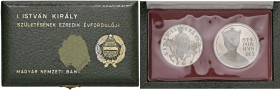 ESTERE - UNGHERIA - Repubblica - Dittico 1972 - 1000° anniversario nascita di Santo Stefano AG 100 e 50 fiorini - In confezione rovinata

Status: FS...