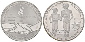 ESTERE - U.S.A. - Dollaro 1995 D - Olimpiadi - Corsa non vedenti Kr. 259 AG

Status: FS

Notes: