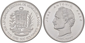 ESTERE - VENEZUELA - Repubblica (1823) - 500 Bolivares 1990 Kr. 64 AG

Status: FS

Notes: