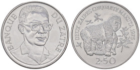 ESTERE - ZAIRE - Repubblica - 2,5 Zaires 1975 Kr. 9 AG

Status: qFDC

Notes: