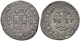 SAVOIA - Carlo Emanuele I (1580-1630) - 6 Soldi 1629 Chambery MIR 643c R (MI g. 5,39)

Status: BB+

Notes: