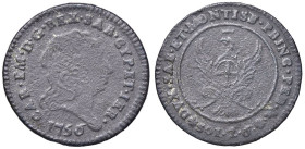 SAVOIA - Carlo Emanuele III (1730-1773) - 2,6 Soldi 1756 Mont. 218 MI

Status: meglio di MB

Notes: