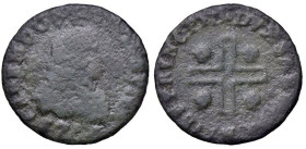 SAVOIA - Carlo Emanuele III (1730-1773) - Mezzo cagliarese 1736 Mont. 114; MIR 971 R CU

Status: meglio di MB

Notes: