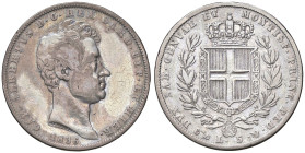 SAVOIA - Carlo Alberto (1831-1849) - 5 Lire 1836 G Pag. 239; Mont. 115 AG Colpetti

Status: MB+/qBB

Notes: Colpetti