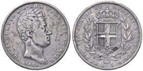 SAVOIA - Carlo Alberto (1831-1849) - 5 Lire 1836 G Pag. 239; Mont. 115 AG Colpetti

Status: meglio di MB

Notes: Colpetti