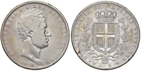 SAVOIA - Carlo Alberto (1831-1849) - 5 Lire 1836 G Pag. 239; Mont. 115 AG Frattura di conio al R/

Status: meglio di MB

Notes: Frattura di conio ...