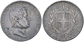 SAVOIA - Carlo Alberto (1831-1849) - 5 Lire 1842 G Pag. 251; Mont. 127 AG Mancanze di conio

Status: MB/qBB

Notes: Mancanze di conio