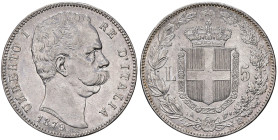 SAVOIA - Umberto I (1878-1900) - 5 Lire 1879 Pag. 590; Mont. 33 AG

Status: BB+

Notes: