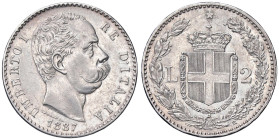 SAVOIA - Umberto I (1878-1900) - 2 Lire 1887 Pag. 597; Mont. 42 AG

Status: bello SPL

Notes: