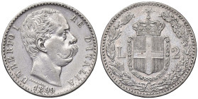 SAVOIA - Umberto I (1878-1900) - 2 Lire 1899 Pag. 600; Mont. 45 AG

Status: BB

Notes: