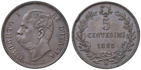 SAVOIA - Umberto I (1878-1900) - 5 Centesimi 1895 Pag. 617; Mont. 65 R CU Colpetti

Status: SPL

Notes: Colpetti