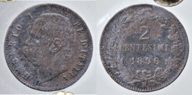 SAVOIA - Umberto I (1878-1900) - 2 Centesimi 1896 Pag. 621; Mont. 69 RR CU Sigillata Emilio Tevere

Status: MB/BB

Notes: Sigillata Emilio Tevere